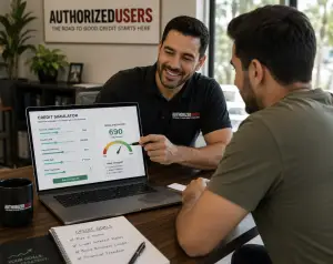 authorized user tradelines guide credit impact estimator results